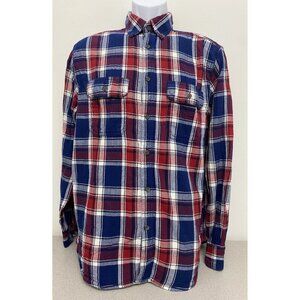 Flannel Long Sleeve‎ Casual Shirt, Men’s Faded Glory Button Down,  Medium Shirt